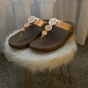 Fitflop Metallic Bronze Women's Sandals